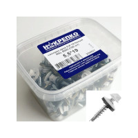 Кровельный саморез НАКРЕПКО 5,5х19 белый RAL 9003, 100 шт. 204801