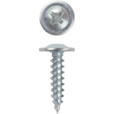 Саморез НАКРЕПКО с прессшайбой, острый, 4,2х32, 350 шт. 400905