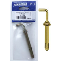 Анкерный болт НАКРЕПКО с прямым крюком 10х100 25 шт. 106403