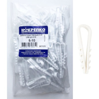 Дюбель-хомут НАКРЕПКО (белый) 5-10 500 шт. 207101