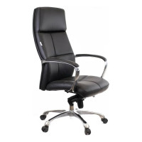 Кресло Everprof Madrid кожа черный EP-222 leather Black