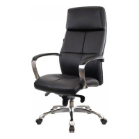 Кресло Everprof Madrid кожа черный EP-222 leather Black