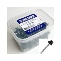 Кровельный саморез НАКРЕПКО 5,5х19 темно-зеленый RAL6005, 100 шт. 204804