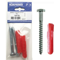Дюбель НАКРЕПКО с шурупом 14х70 50 шт. 102317