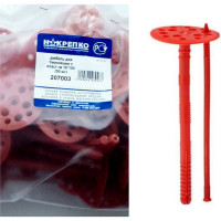 Дюбель НАКРЕПКО для т/изоляции с пласт гв 10х100 100 шт. 207003
