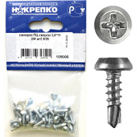 Саморез НАКРЕПКО ПЦ сверло 3,9х11 1250 шт. 105006