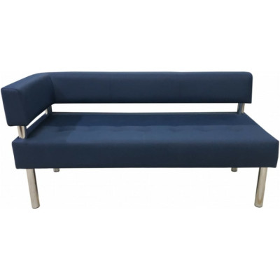 Секция дивана Мягкий офис Сатурн ПП трехместная темно-синяя ППСТР701СН1