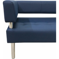 Секция дивана Мягкий офис Сатурн ПП трехместная темно-синяя ППСТР701СН1