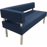 Секция дивана Мягкий офис Сатурн ПП трехместная темно-синяя ППСТР701СН1