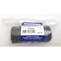 Круглая заглушка для труб НАКРЕПКО (внутренняя; черная; 73 мм; 6 шт) 216815