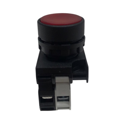 Нажимная круглая кнопка Emas красная, 1НО, 250 В AC, 4 А, 12-30 В AC/DC, CP160DK