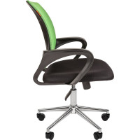 Компьютерное кресло CHAIRMAN 696 хром черно-зеленый 00-07077474