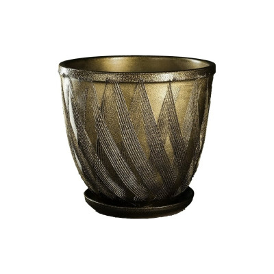 Цветочный горшок с поддоном СИМАЛЕНД Греция 8 л 7532840