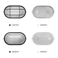 Светильник TDM ELECTRIC НПБ1207 черный/овал ресничка 100Вт IP54 SQ0303-0058