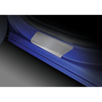 Накладки на пороги Rival для Hyundai Elantra AD рестайлинг 2019-н.в., нержавеющая сталь, с надписью, 4 шт. NP.2314.3
