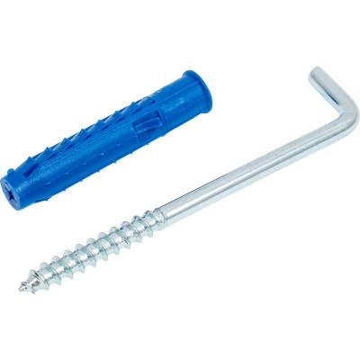 Шуруп НАКРЕПКО-костыль удлин. 8х120 с дюбелем 12 50 шт. 103906