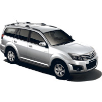 Алюминиевые пороги Rival Premium-Black для DW Hower H3 V - 2.0, 173 см, 2 шт A173ALB.2001.4