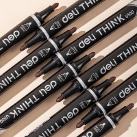 Маркер DELI перманентный Think круглый пиш. наконечник 1.5мм черный EU10020