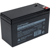 Аккумулятор свинцово-кислотный LA-1270 12V 7Ah, клеммы T2/ F2 GoPower 00-00016680