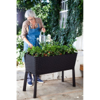 Грядка для растений Keter EASY GROW антрацит 230298