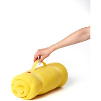 Плед Tplus 1500x2000 мм, флис, желтый T016717