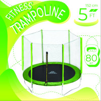 Батут с сеткой DFC Trampoline Fitness 5FT-TR-LG