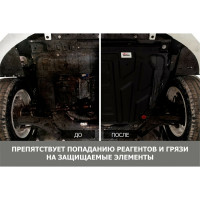 Защита картера, кпп и рк АвтоБроня lada ваз 2121/2131/niva legend 2121/2131, сталь K222.06040.2