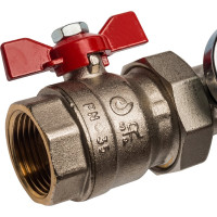 Распределительный коллектор из латуни с расходомерами 7 вых. STOUT SMB 0473 000007