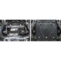 Защита картера для Mitsubishi L200 2015-н.в., сталь 2 мм, крепеж в комплекте АвтоБроня 111.04041.2