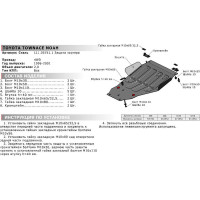 ЗК+КПП для Toyota Townace Noah 4WD 1996-2001, сталь 2 мм, крепеж в комплекте АвтоБроня 111.05751.1