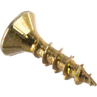 Шуруп Rusconnect CS 04016 с/нарез. д/дерева, потай, 4х16, 500 шт. Желтый цинк 310416