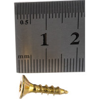 Шуруп Rusconnect CS 04016 с/нарез. д/дерева, потай, 4х16, 500 шт. Желтый цинк 310416