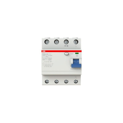 Выключатель дифференциального тока ABB 4 модуля F204 АС-63/0,1 2CSF204001R2630