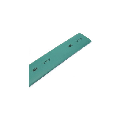 Термоусадочная трубка IEK ТТУ 18/9, зеленая, 100 м/упаковка UDRS-D18-100-K06