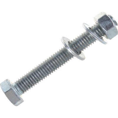 Болт НАКРЕПКО с гайкой и шайбами 8х60 25 шт. 108910