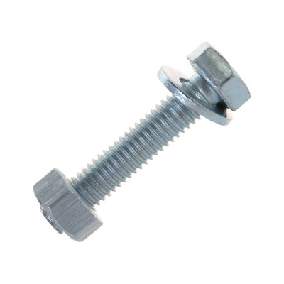 Болт НАКРЕПКО с гайкой и шайбами 6х30 100 шт. 108902