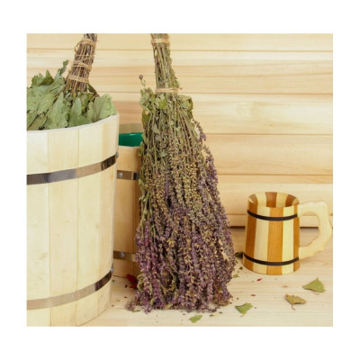 Веник для бани Добропаровъ ТРАВЯНОЙ из шалфея 3969806