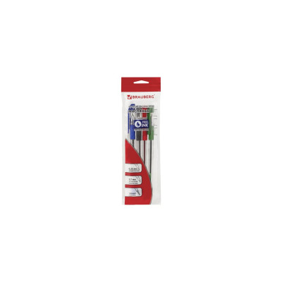 Шариковые масляные ручки BRAUBERG Max-Oil НАБОР 4 шт., АССОРТИ, узел 0,7 мм, линия письма 0,35 мм, 142146