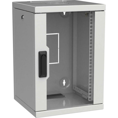 Шкаф ITK LINEA WS 10" 9U 320x310мм дверь стекл. сер. LWS3-09U33-GF