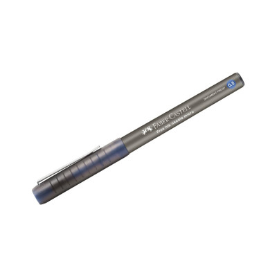 Ручка-роллер Faber-Castell free ink needle синяя, 0.5 мм, одноразовая 348601