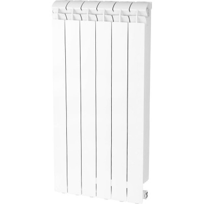 Алюминиевый радиатор Global Vox-r 800 8 секций боковое подключение (белый ral 9010) RAN30H0CE5GLUT