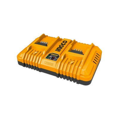Двойное зарядное устройство INDUSTRIAL 2x21B, 4 A*ч  INGCO FCLI2034