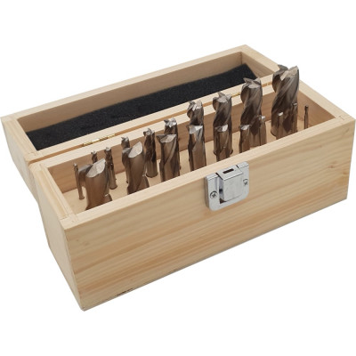 Комплект фрез HSS, 4-х и 2-х перые, 20 шт ТЕХНОРЕАЛ МА400053018