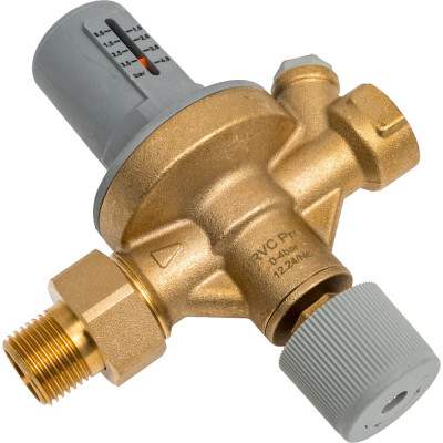 Подпиточный клапан Rvc 1/2 гш (настройка 0-6 Bar) с манометром 13618