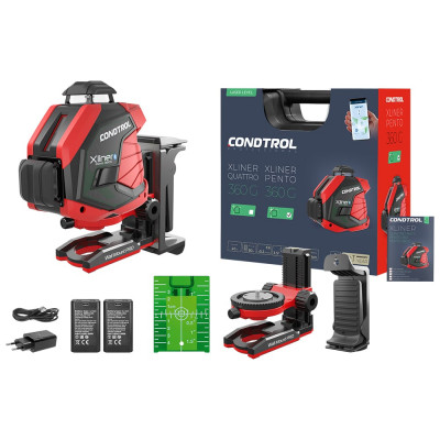 Лазерный нивелир Condtrol xliner pento 360g kit 1-2-410
