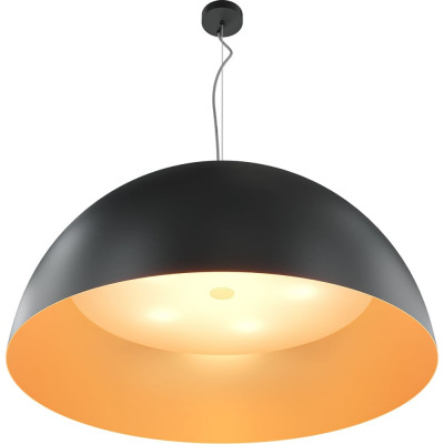 Подвесной светильник MAYTONI dome 5хe27x60w металл черный с золотом MOD169PL-05GB1