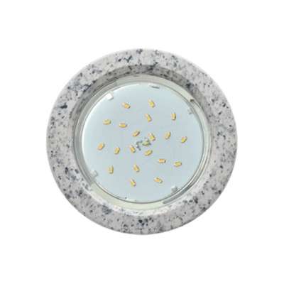 Светильник Ecola Gx53 h4 встраиваемый без рефл. гранит арктик 38x106 к+ SR53H4ECB