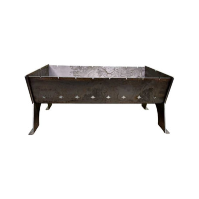 Мангал разборный НАЮ толщина стенок 2 мм МН2