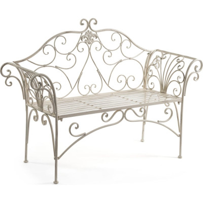 Скамья Tetchair Secret de Maison BEAUJOLAIS (mod. PL08-8574) металл, 136x46x96см, белый антик (antique white) 11880