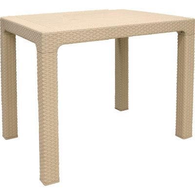 Стол квадратный HENIVER RATTAN 90x90 см, бежевый SPT-R003 беж